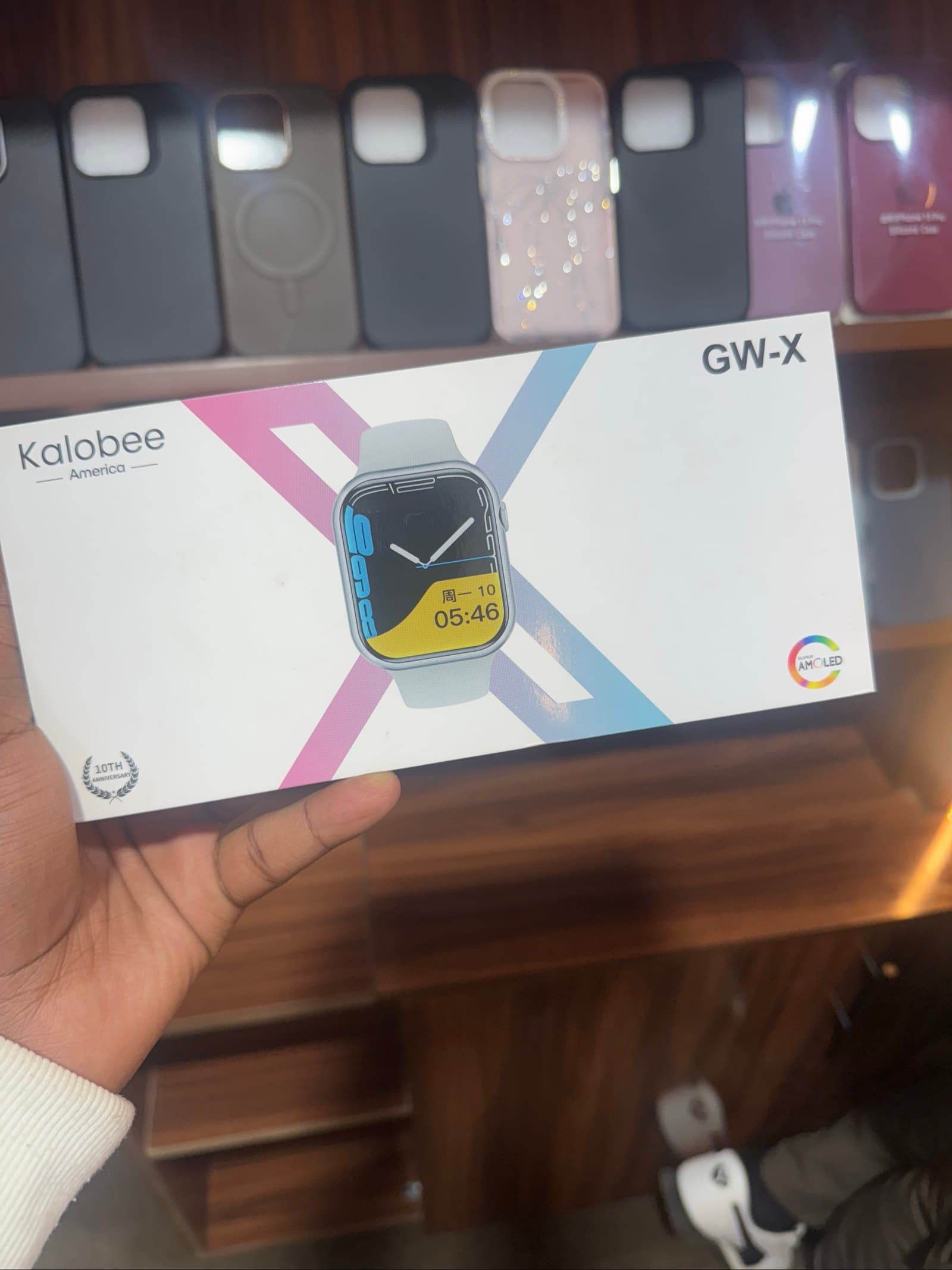 Kalobee Smart Watch GWX Green - Fitness Tracker with Bluetooth, WLAN & GPS
